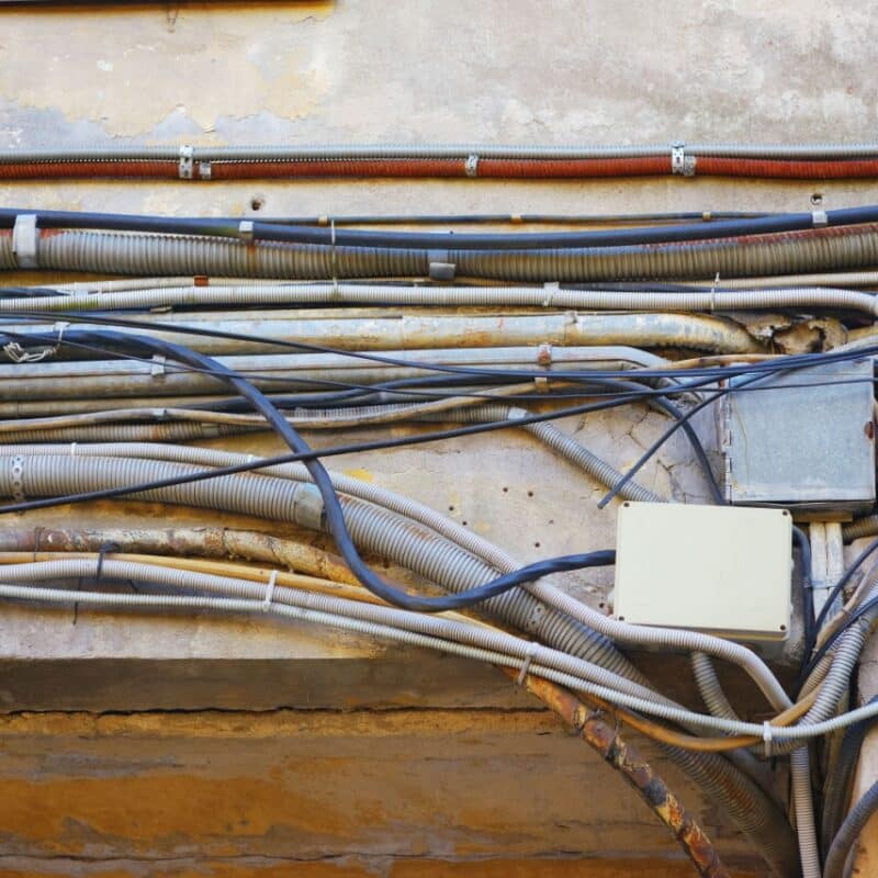 old wiring to be replaced by ECS Services, Electrician in Sydney